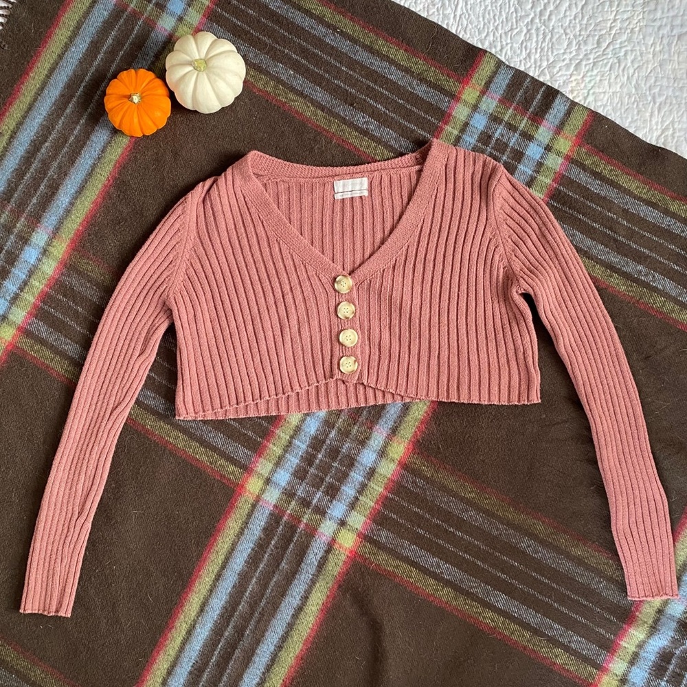 Urban Outfitters Lucky Cropped Cardigan